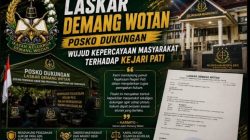 Dukungan Penuh Laskar Demang Wotan Terhadap Kejaksaan Negeri Pati Dalam Mewujudkan Penegakan Hukum Di Pati