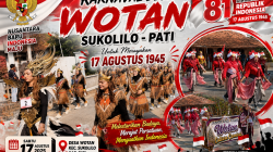Karnaval Desa Wotan Sukolilo Pati Semarakkan HUT Kemerdekaan, Budaya Lokal Jadi Magnet Warga