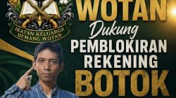 Rekening Botok Diblokir Bank Mandiri, Demang Wotan: Jika Sesuai Hukum, Hormati Prosesnya